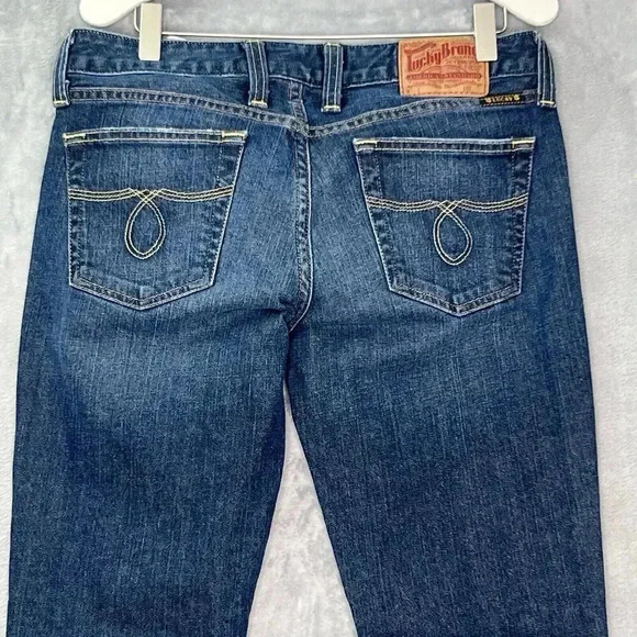 Lucky Brand Dark Wash Lola Bootcut‎ Jeans Women's 6/28 - Picture 6 of 14